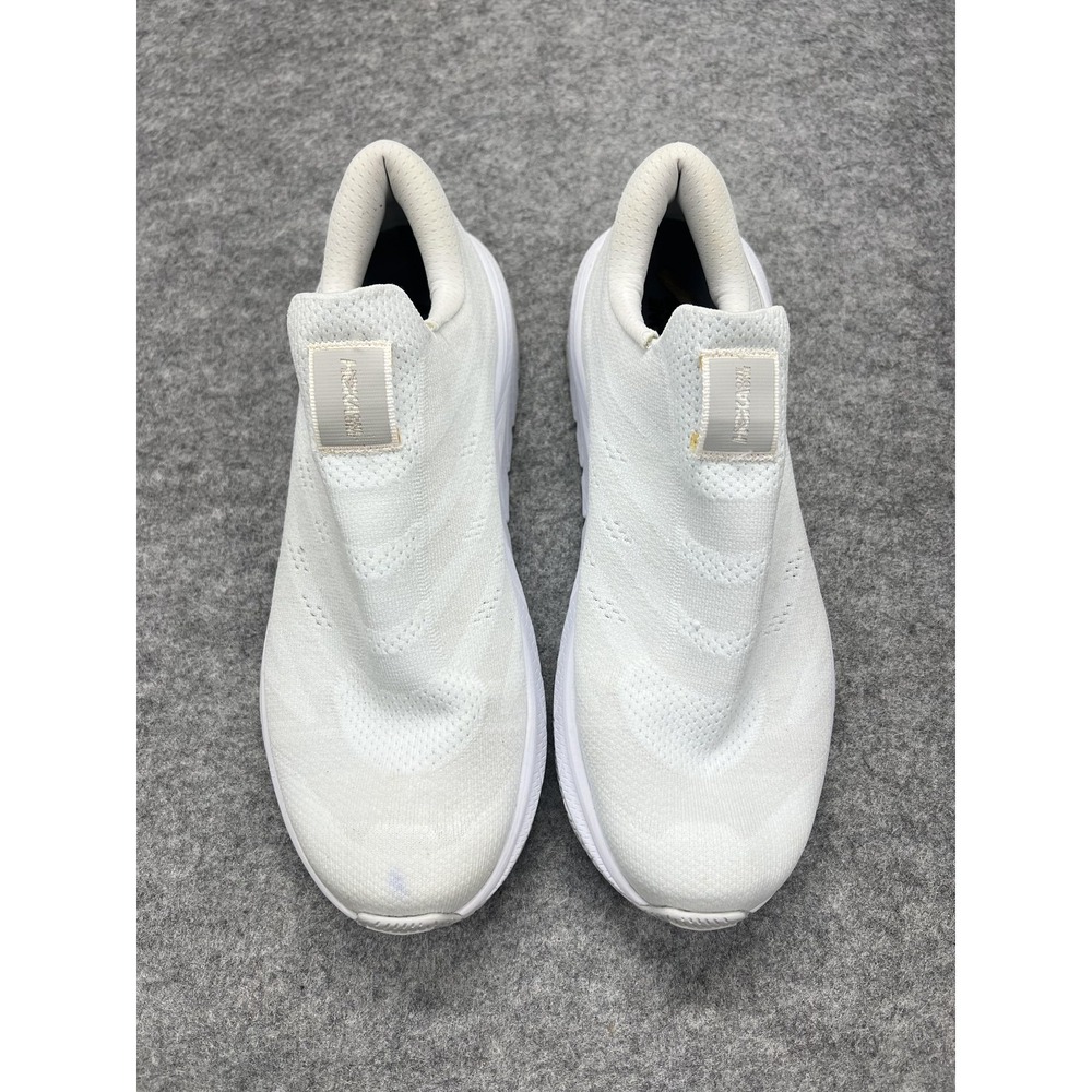 Hoka One One Cavu 3 Slip Shoes Womens Size 10.5 White Running Road 1106485 WLRC - Picture 2 of 8